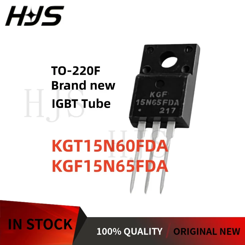 10PCS KGF15N65FDA KGT15N60FDA 15N60FDA TO-220F IGBT single transistor Inverter 100% New