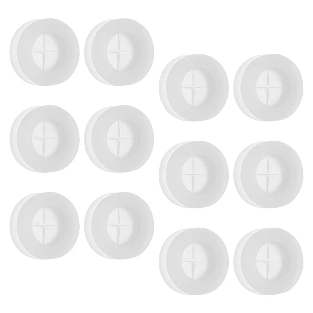 

12pcs Silicone Hole Plug Reusable For Jar Lid Straw Holes Plugs For Jar Tumbler Can Seal Portable Grommet Kitchen Bar