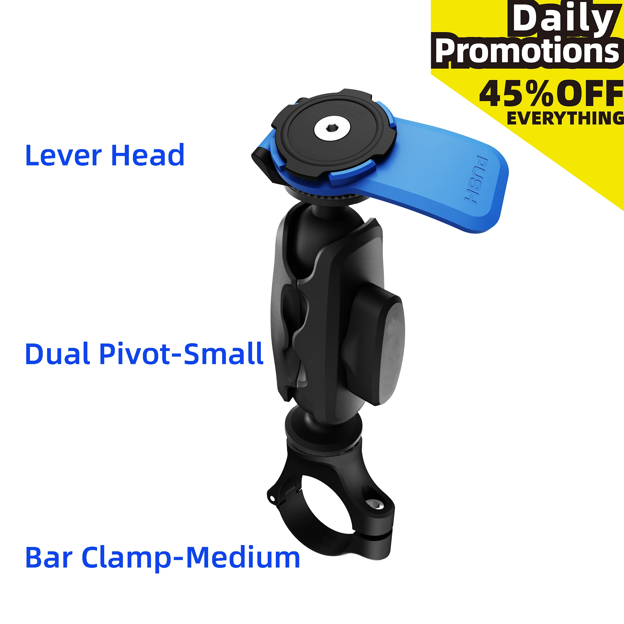 360™ KIT - Bar Clamp-Medium And Dual Pivot-Small And Lever Head