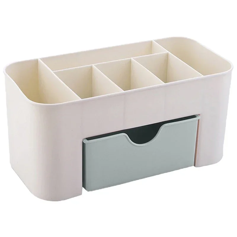 Cosmetics Storage Box and Compartment, Desk Drawer, Makeup Brush, Lipstick and Mask Jewelry and Storage 1PC Makeup Organizer Box