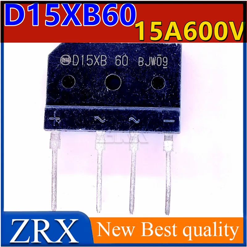 5Pcs/Lot Rectifier bridge stack for induction cooktop D15XB60 15A600V