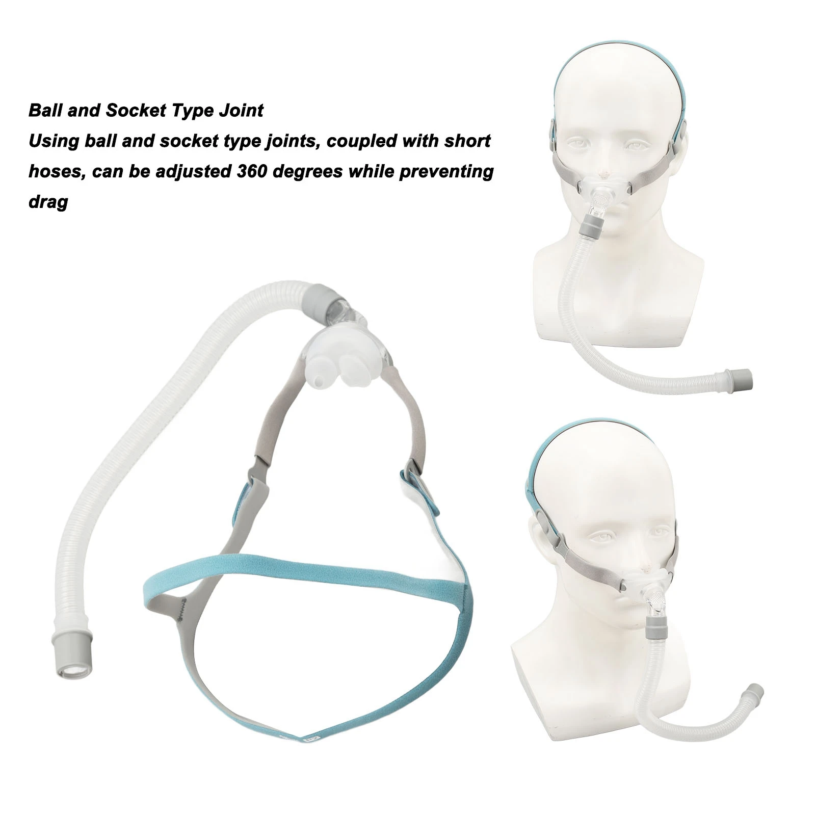 Domestic Nasal  with Headgear Sleeping Auxiliary Accessories Including Headgear Frame Tube Nasal Pillows with Headgear