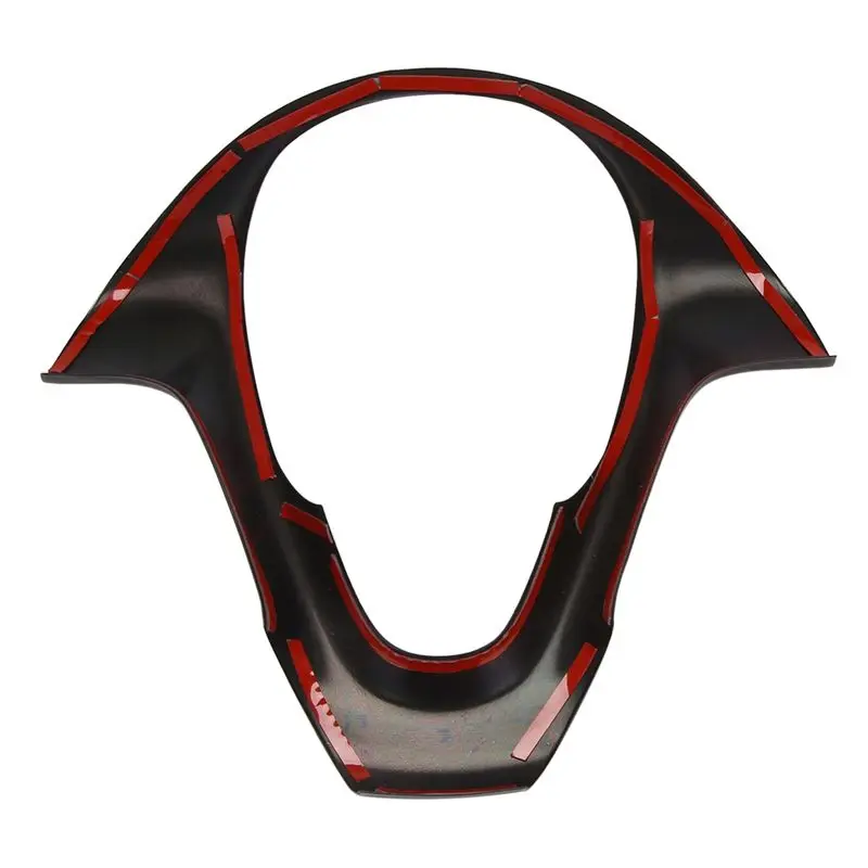 Carbon Fiber Car Steering Wheel Frame Decorative Sticker Accessories For Mercedes Benz Smart Fortwo 451 2009-2014 view 6
