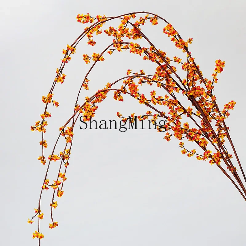 CLL simulation southern snake vine red fruit branches sagging berries dead branches landscaping flower arrangement dried