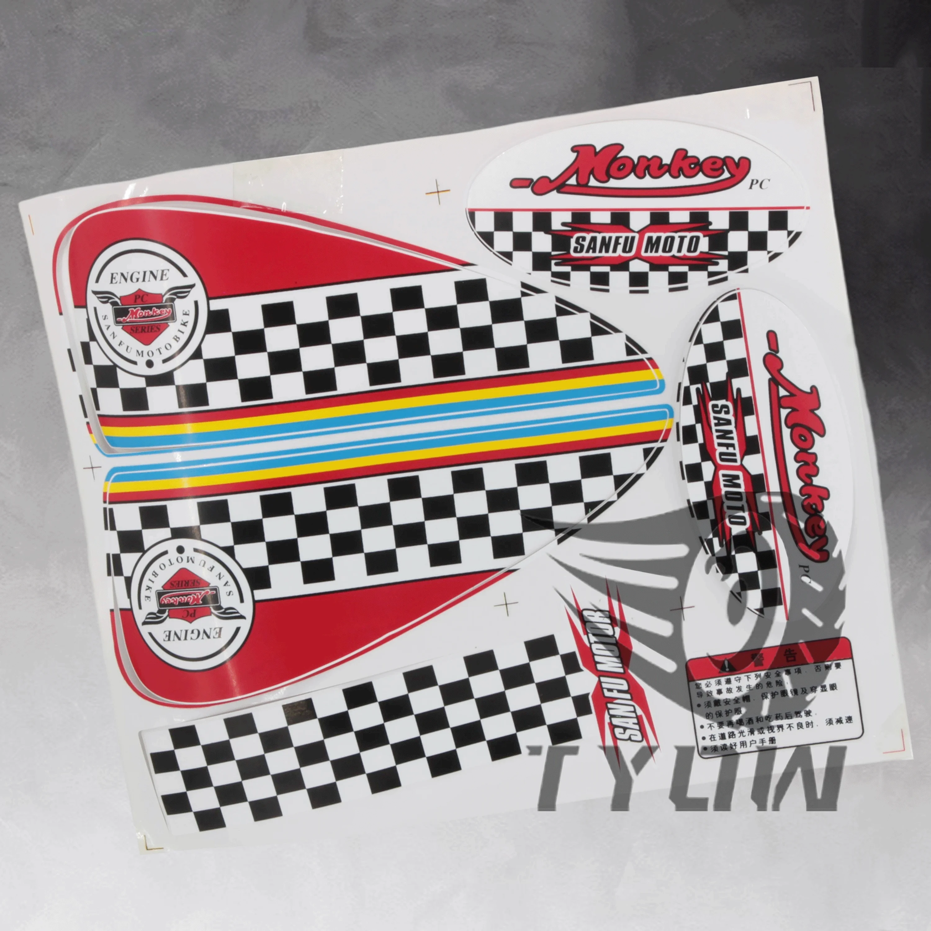 

Наклейки с изображением обезьяны, наклейки на мотоцикл, графические наклейки для Honda Z50 50CC, детали рамы с изображением обезьяны, аксессуары, логотип