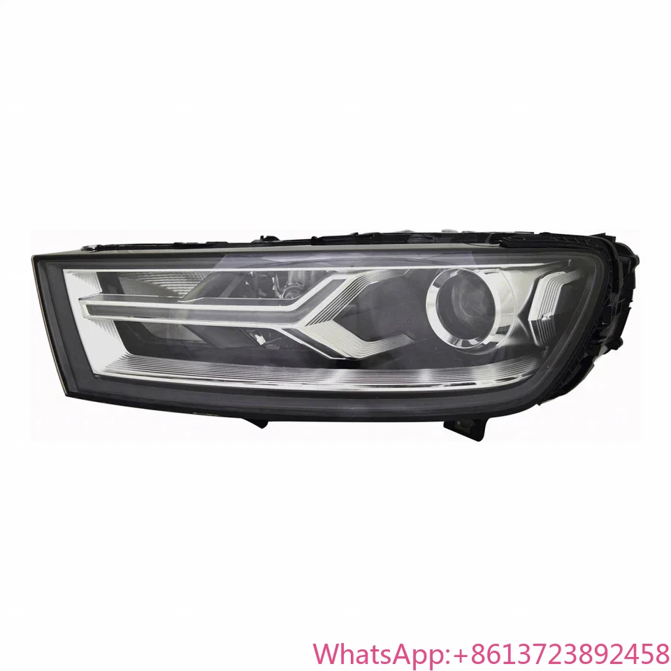 For Audi Q7 2017-2019 Headlight Assembly Driver Side HID/Xenon 6000K High Quality 70W 4000 Lumens Remanufactured Long | AU250220