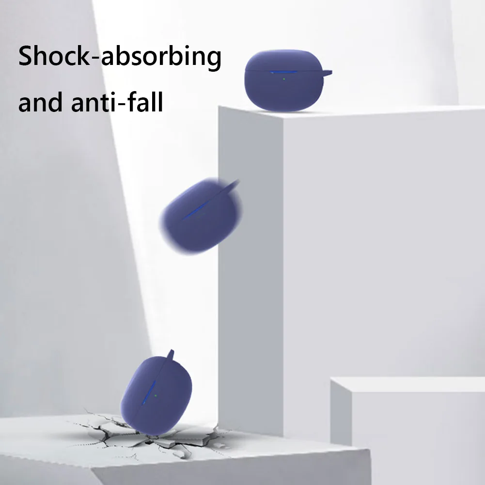 Vỏ Bảo Vệ Silicone Dành Cho Realme Nụ Air3 Tai Nghe Không Dây Có Thể Giặt Chống Bụi Bảo Vệ Cho Realme Nụ Hộp Vỏ