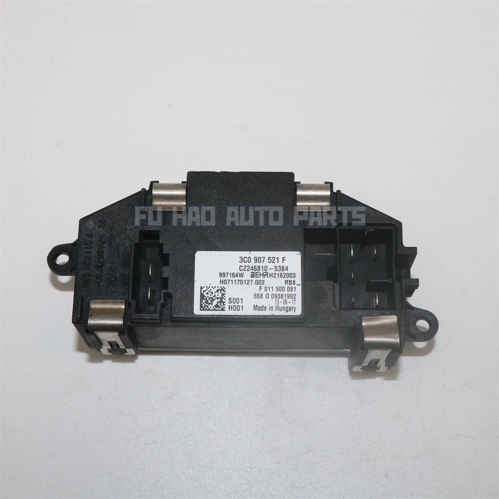 3C0907521F 3C0907521D 3C0907521G HVAC Blower Motor Resistor for Volkswagen CC Golf GTI EOS Jetta Passat Tiguan Audi Q3 Q7 TT