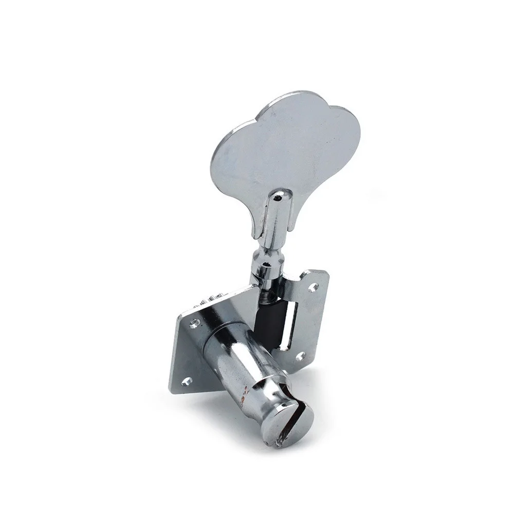 

Bass Tuning Pegs Electric Bass Machine Heads Silver Zinc Alloy 4R Tuners Guitar Parts Replacement Broken Pegs Accessories