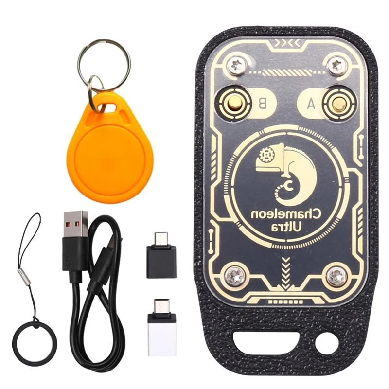 B50C RFID Smart Card Emulator For Chameleon Ultra Plus Smart Chip Reader 125K 13.56Mhz IC ID Card Decode Reset+ Automatic