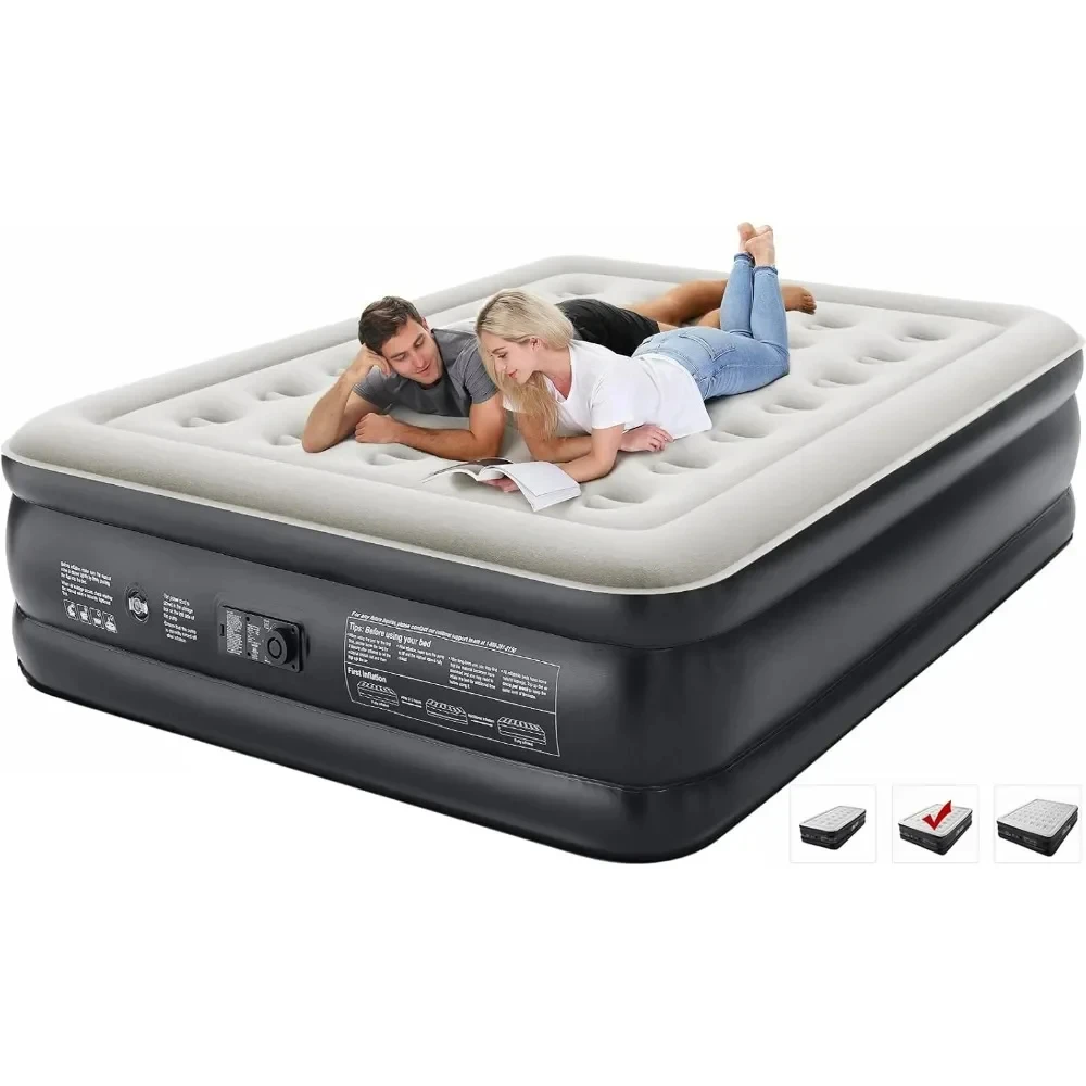 

Air Mattress with Built in Pump, Blow Up Inflables Mattress , Foldable Portable Air Mattresses with CaCamping