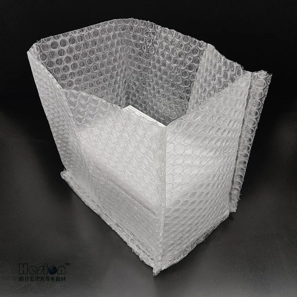 PE antistatico trasparente per involucro a bolle 3800x2400x2000mm Borsa protettiva riutilizzabile per l'imballaggio di armadi server