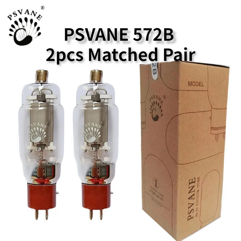 Lampa próżniowa PSVANE 572B zastępuje 572B, lampa audio HIFI, zestaw do wzmacniacza lampowego, DIY, fabrycznie testowana i dopasowana, quad. — zdjęcie produktu 2