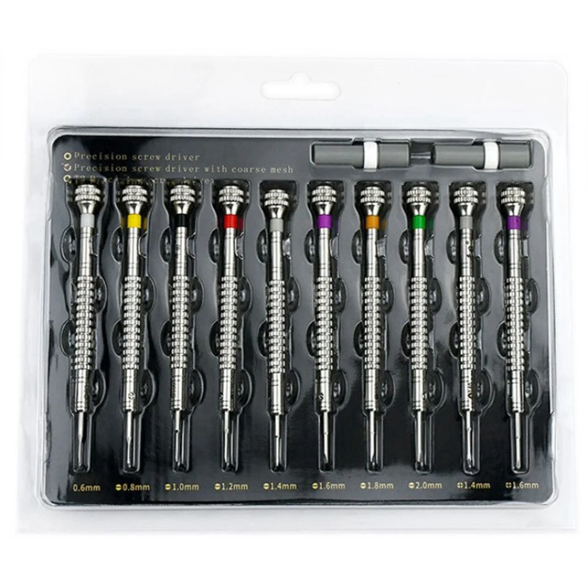 10Pcs E113 Precision Screwdriver Set for Watchmakers Jewellers Flat Blade Screwdriver Spare Head Watch Repair Tools Kit