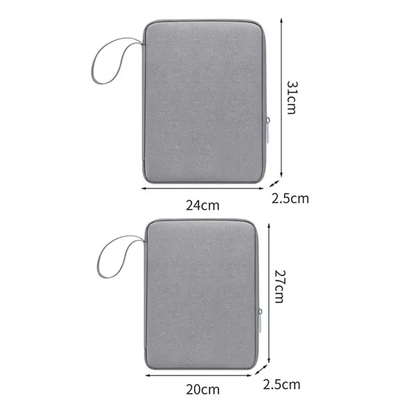 حقيبة نقل بسحاب للكمبيوتر المحمول، حافظة كمبيوتر لوحي مقاس 10.9 بوصة 12.9 بوصة، حقيبة يد واقية متينة، حقيبة تخزين مرتفعة