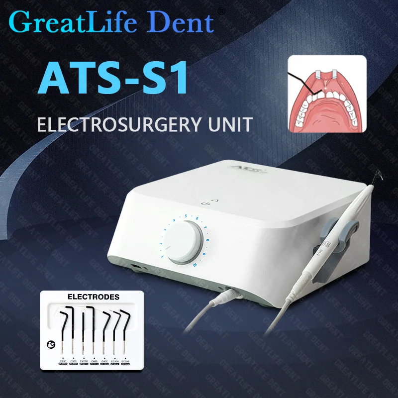 GreatLife Dent Dental Electrosurgical Unit 40W High Frequency Electro Surgery Scalpel Oral Surgery Electric Knife Dental Machine