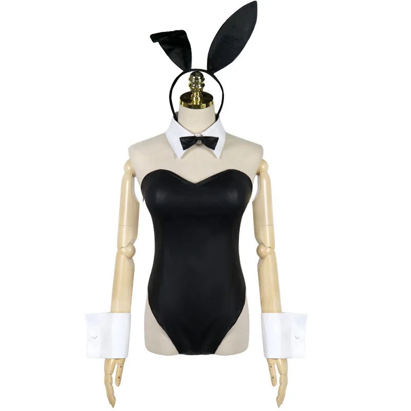 Bunny Girl Senpai Cosplay Costume for Women, One Piece Bodysuit, Halloween Party, Carnival Attire for Adults, Ball Attire