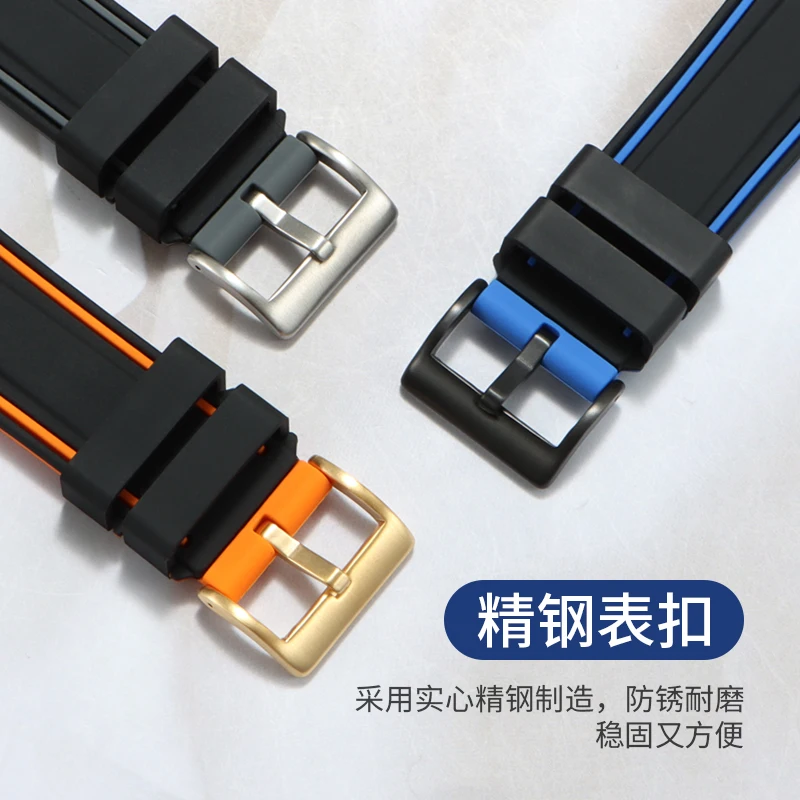 Выпуклый силиконовый резиновый ремешок BRETA для часов 26*17 мм для IW 589/618/680/619G серии cruiser, водонепроницаемый спортивный мужской ремешок