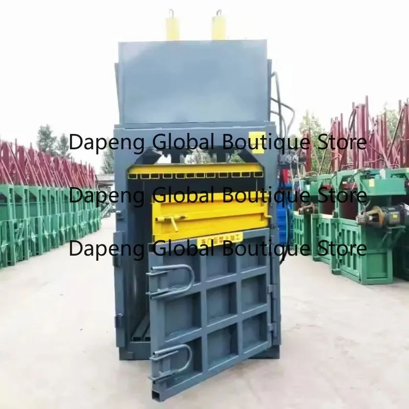 New Small Carton Compressing Baler Hydraulic Plastic Bottle Packing Press Baler Equipment