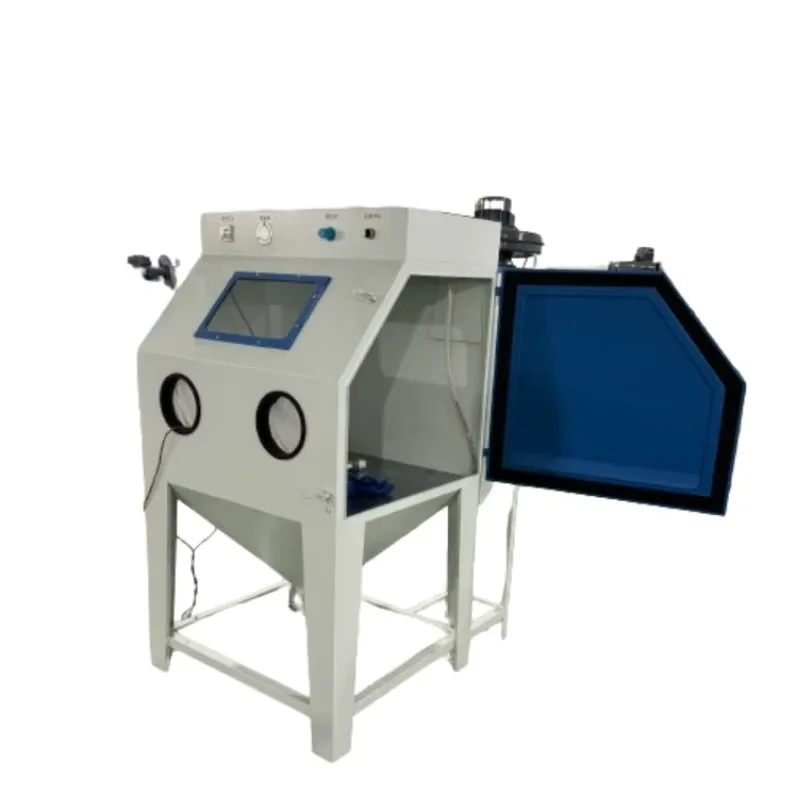 Automatic Wheel Sand Blasting Machine With Turntable Environmental Protection Sand Blasting Machine Sandblast Paint