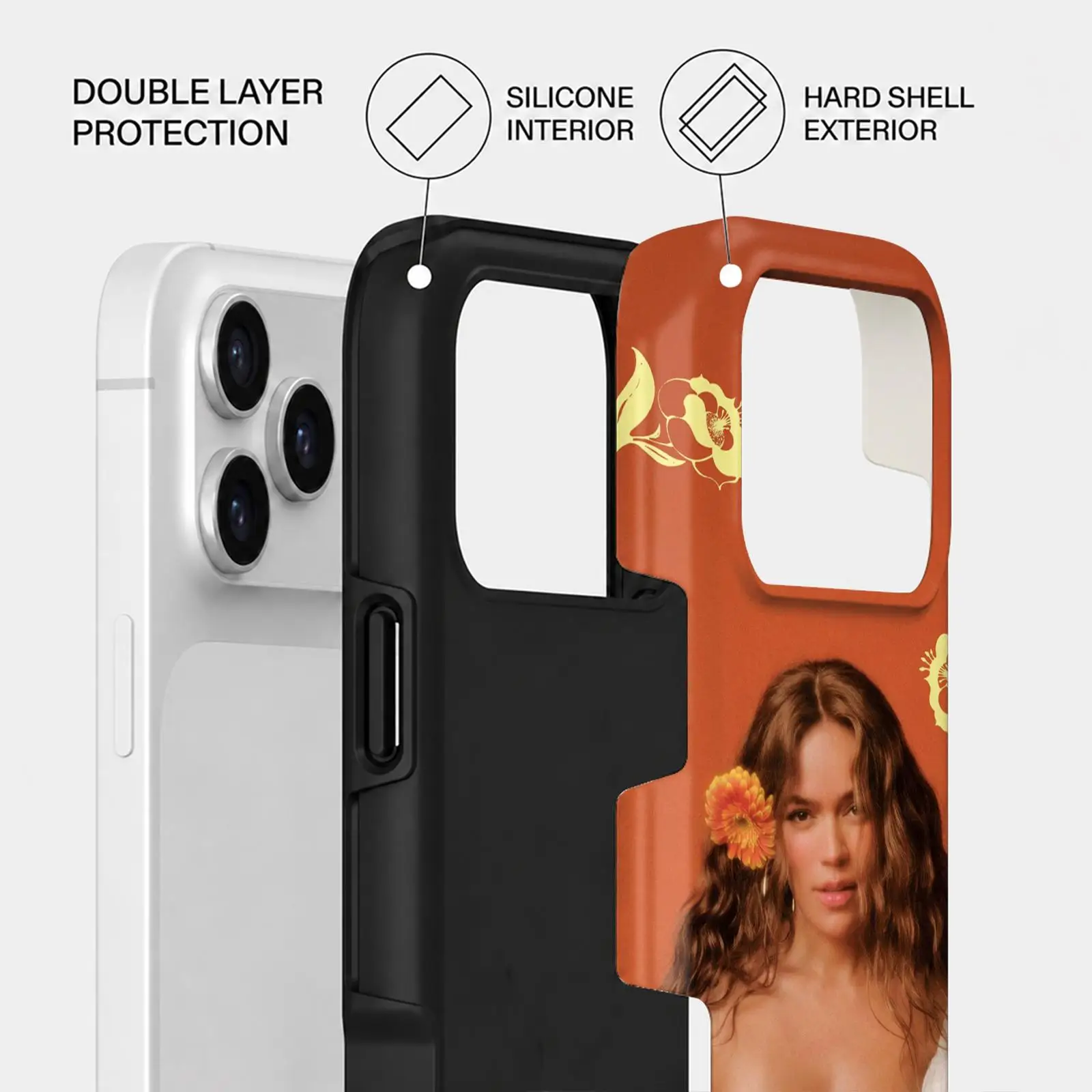 Singer Album K-Karol G Phone Case For iPhone 18 17 16 15 14 13 12 11 Pro Max 2-in-1 Dual-Layer Back Shockproof Protective Cover view 5