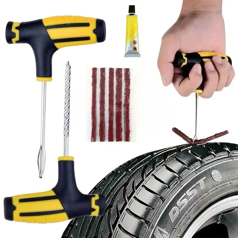 

8 шт./компл. комплект для аварийного ремонта шин портативный универсальный набор инструментов для фиксации шин