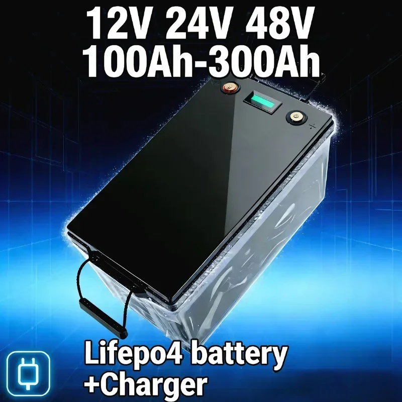12V/24V/48V LiFePO4 Lithium Iron Phosphate Battery | 100Ah-400Ah | Smart Power for Solar, Boat, Inverter & Golf Cart Elevate you