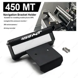 Motorcycle Navigation Bracket Stainless Steel Waterproof 450MT Motorcycle Accessories for CF MOTO 450 MT 2024-2025