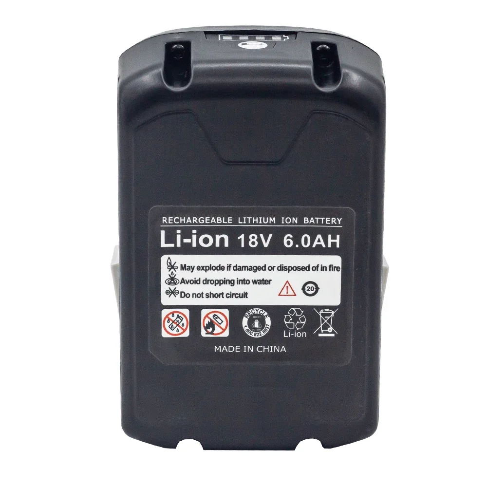 لشركة هيتاشي/HiKOKI 18 فولت أدوات كهربائية بطارية ليثيوم أيون 6000 مللي أمبير ل BSL1830 BSL1850 BSL1860 BCL1815 EBM1830 BSL1840 330139   DS18DBL