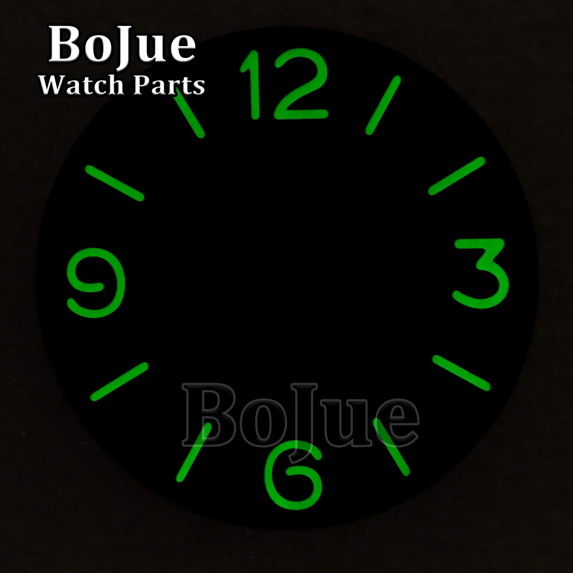39 mm Wath Dial Vintage Retro Green Luminors Face für PAM Case 6152 ETA6497/6498/ST3600 Automatisches mechanisches Uhrwerk Zubehör