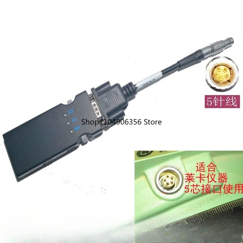 لـ Leica Total Station محول بلوتوث تسلسلي لاسلكي/كابل بيانات TS02/06 أزرق Qi WF610A #2