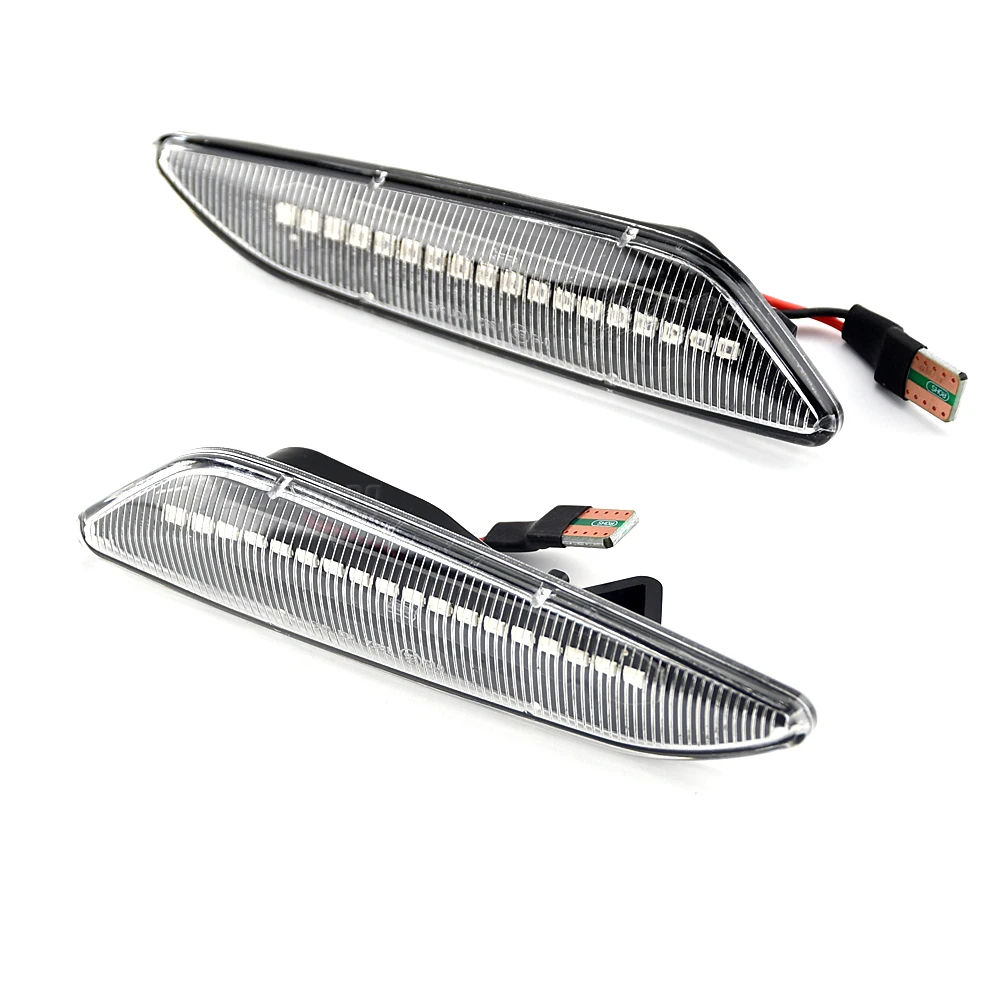  For Fiat Tipo Egea Alfa Romeo 156 147 Chrysler Ypsilon III Lancia Delta Dynamic Led Side Marker Blinker Amber Turn Signal Light