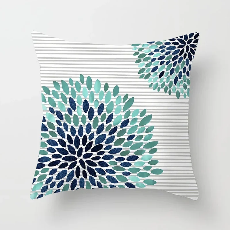 Creative mandala-style pattern Double-sided Printed pillow cover Short plush Suitable living rooms bedrooms throw cushion cover