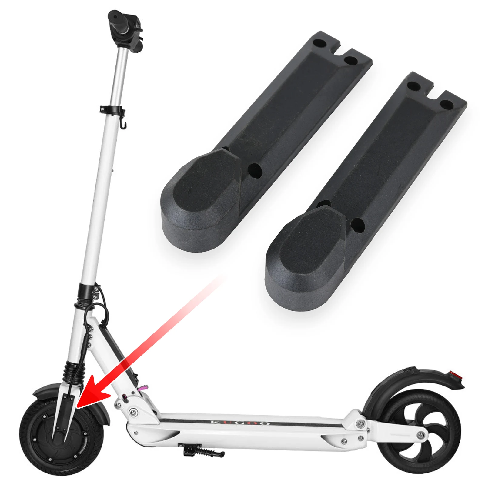 Front Fork Protection Shell for KUGOO S1 S2 S3 Electric Scooter Wheel Bracket Decorate Cover 1Pair 2pcs Replacement Parts
