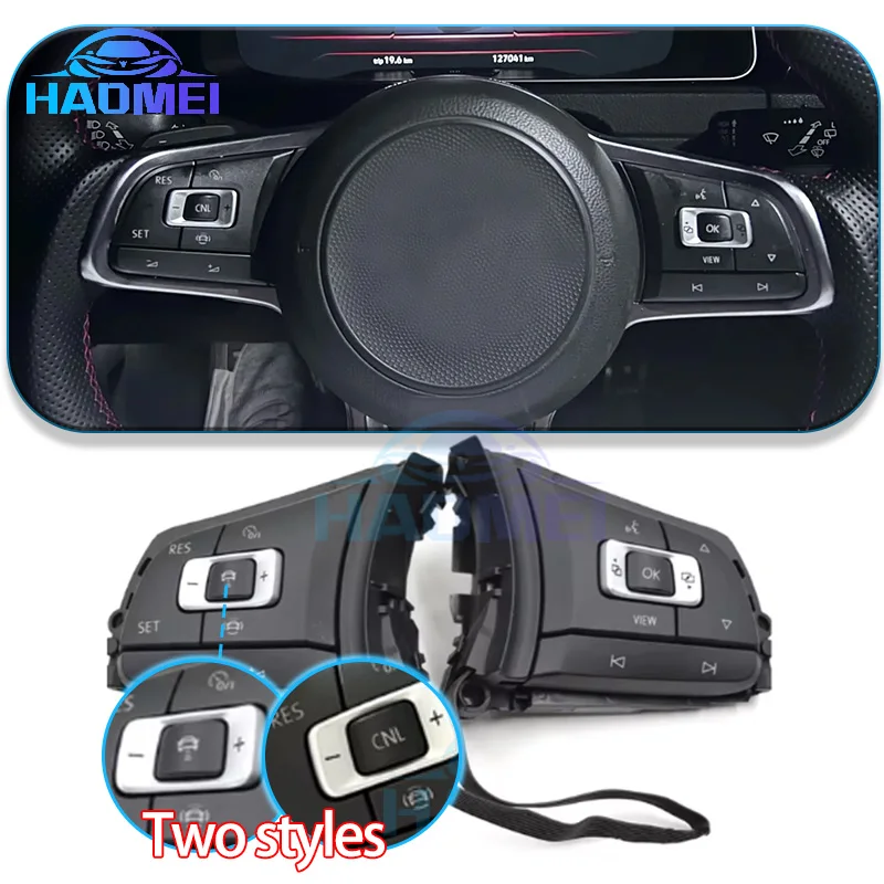 Steering Wheel Buttons Suitable For Volkswagen Golf 7 7.5 GTI MK7 Model, Optional Frame, Car Accessories