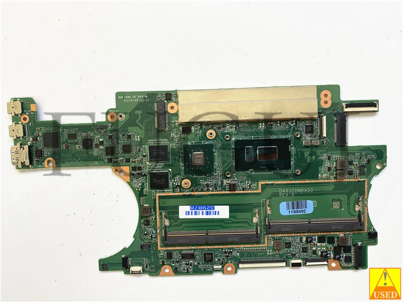 

USED Laptop Motherboard DAX32DMBAD0 For HP X360 15T-BL WITH SR3LC i7-8550U CPU and N17S-G1-A1 gpu Fully tested 100% work