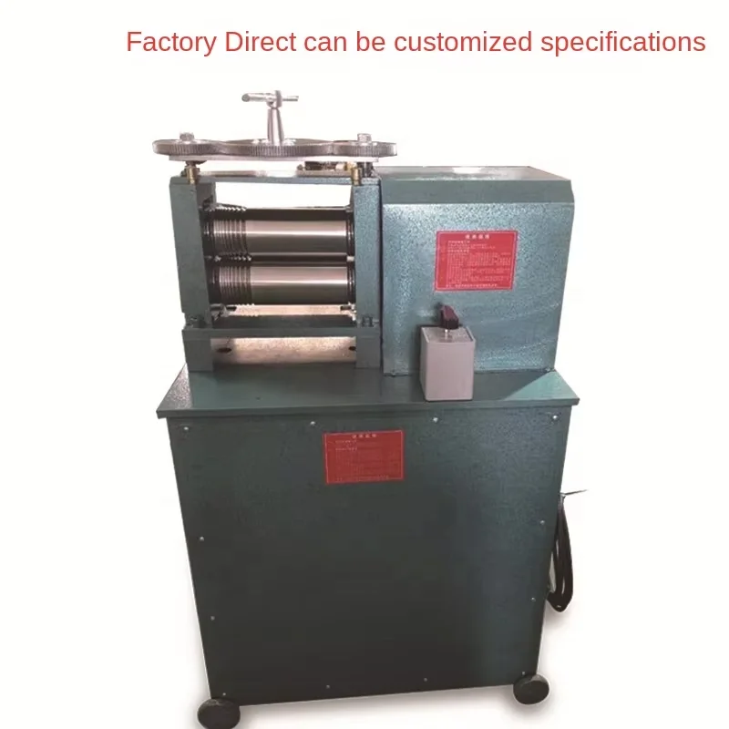 New  Electric Gold Silver Wire Pressing Machine Equipment Mechanical Processing Flattening Strip Jewelry Processing
