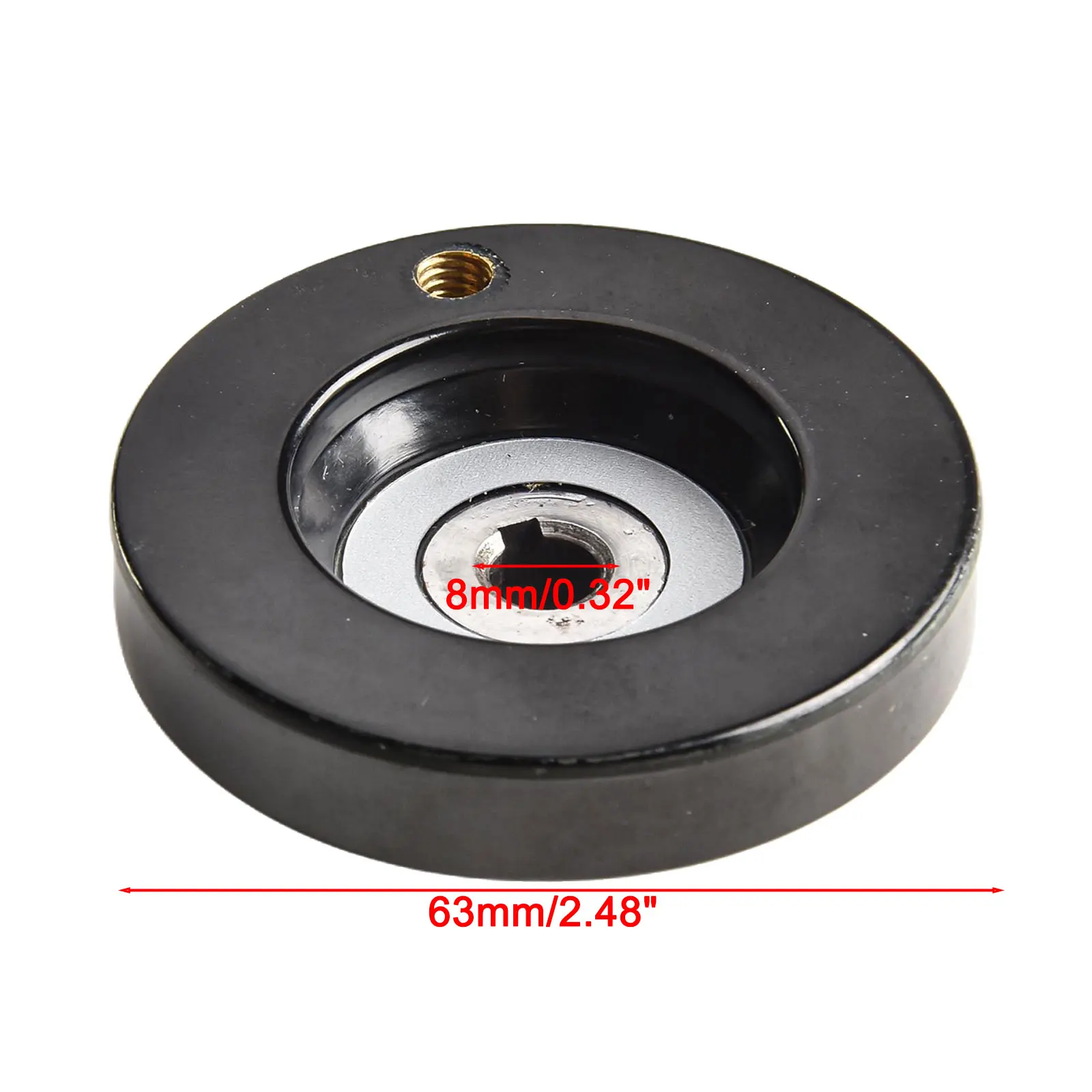 1PC Hand Wheel 63mm Diameter 8mm Hole Diameter For Milling Machine Rotating Handle Handwheel Metalworking Tools Parts