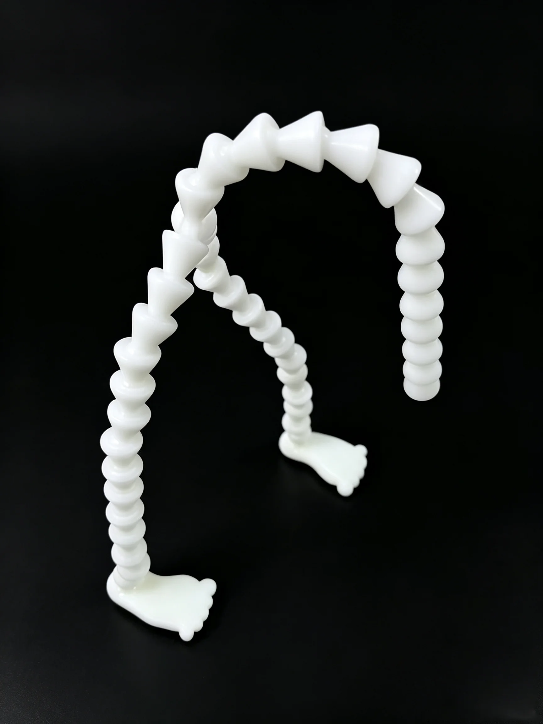 43 cm Länge/Stück weißes Kunststoff-Skelett-Spielzeuggelenk für handgefertigte Puppen-Tier-Zubehör – 20 Stück/Los – 17 Zoll Länge/Stück – Detail 4