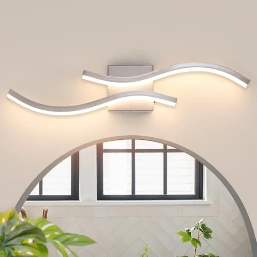 

Bathroom Vanity Light Fixture 26W 5CCT Dimmable Modern Led Bathroom Light Fixtures Over Mirror LED Vanity Lighting Bar for Bath
