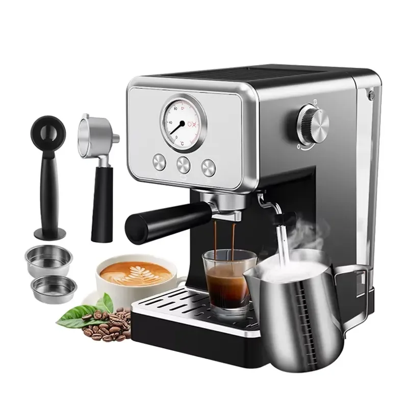 for  1.5L Semi-Automatic Smart Coffee Machine Espresso Cappuccino Latte with Milk