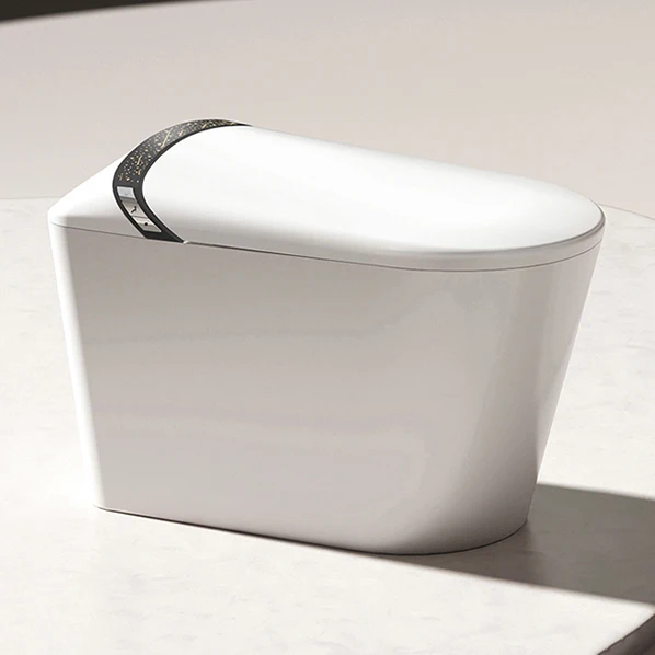 

Modern Foot Sensor Sanitary Ware Automatic Ceramic Bathroom WC Floor Mounted Smart Toilet With Tank