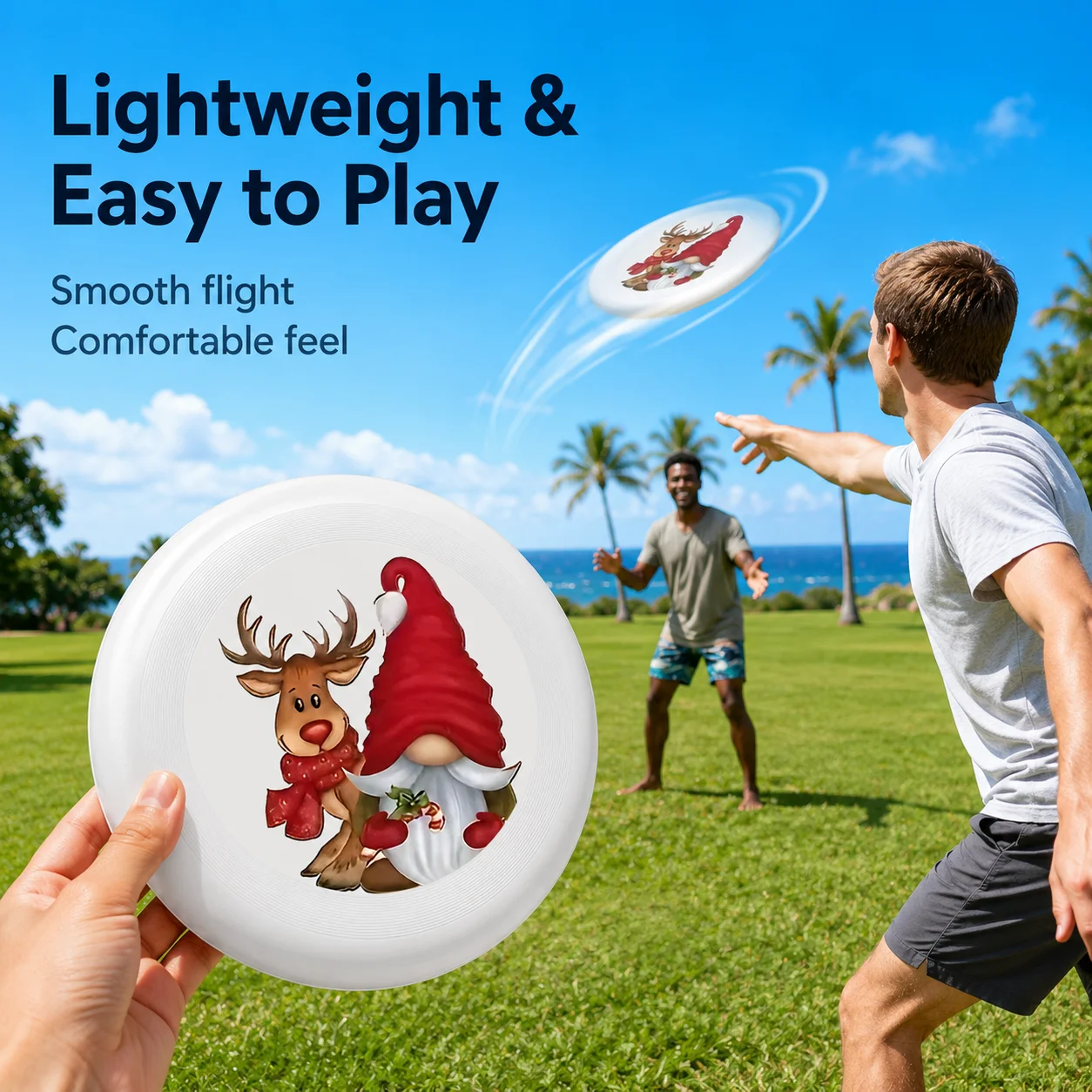 Durable Plastic Frisbee –Customizable Ultimate Frisbee for outdoor competition training beach park and camping games Frisbees view 4