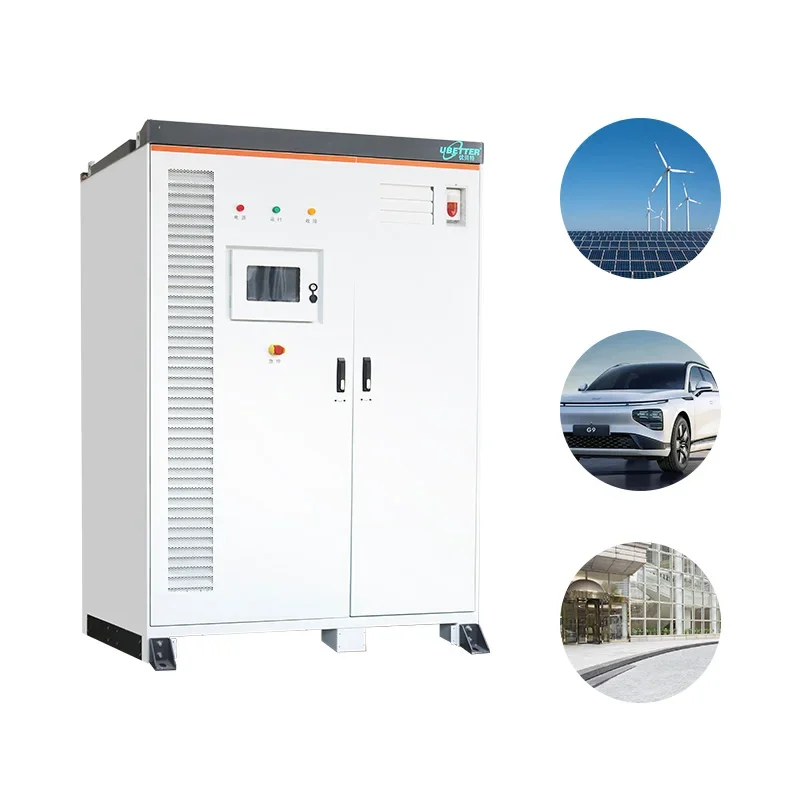 Ubetter 200kwh Industrial & commercial Energy Storage System with solar power high voltage three phase four phase solar panel