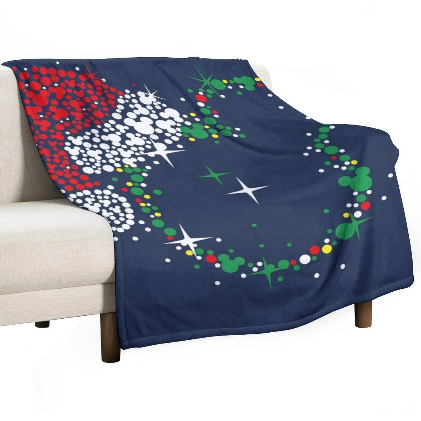 

Disneyland Christmas Shirt Throw Blanket Easy Care Comfortable Blanket for Couch