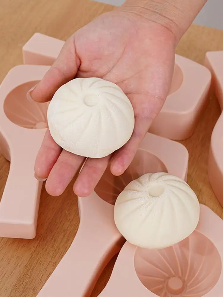 Moule à pain cuit à la vapeur, 1/2 pièces, artefact, sac à pâtes, outil pour chignon farci à la vapeur, tenue de pâtisserie, chignon farci à la vapeur, grand ménage