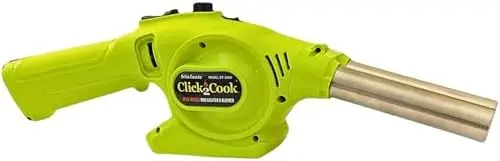

Click2Cook 2-in-1 BBQ Lighter & Blower – Refillable Butane Torch + Battery Fan for Grills, Smokers, Fire Pits