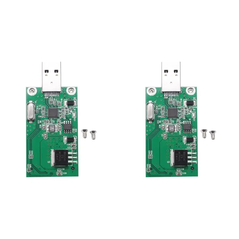 2X MSATA To USB 3.0 Adapter Card MSATA SSD Adapter USB Disk Driver Conversion Card