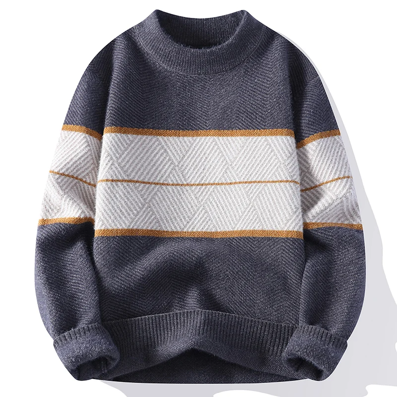 2023 Autumn Winter New style Men\'s High-Quality Fashion Trend Sweater Men Casual Comfortable Warm Sweaters men full size M-XXXL