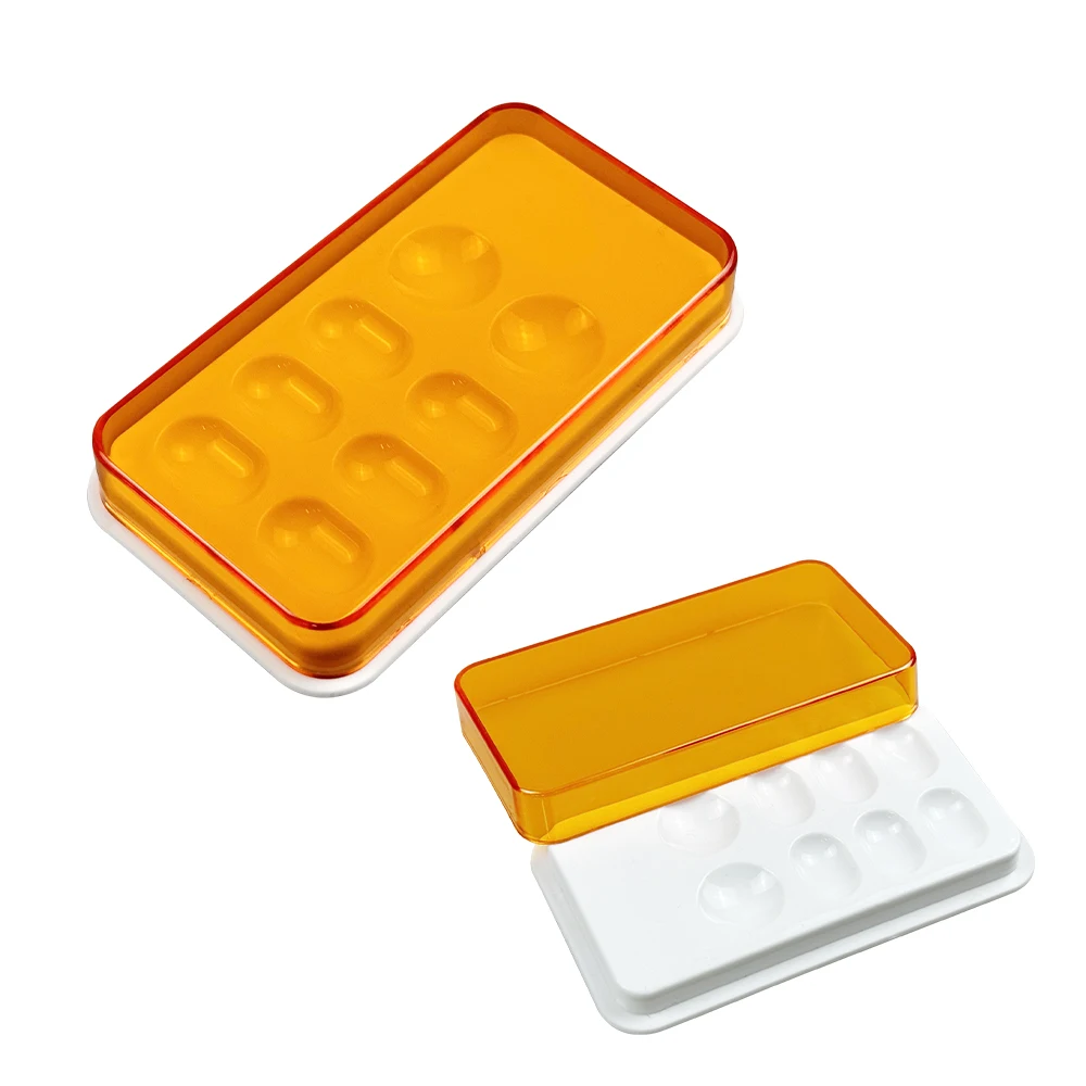 

Набор из 5 светонепроницаемых контейнеров для смешивания композитных смол с 8 отверстиями, для стоматологического использования, инструмент для стоматолога